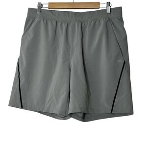 VRST‎ Shorts Mens Large Gray Lined Swim Shorts Trunks Bottoms Pocket Drawstring